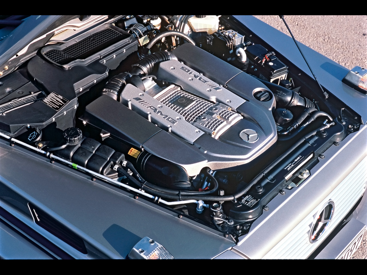 2007 Mercedes Benz G 55 AMG Kompressor silnik 1280x960